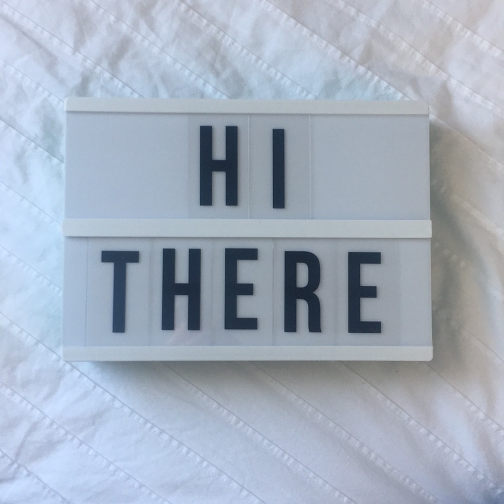 Light Box with letters 💢❗️SALE❗️💢